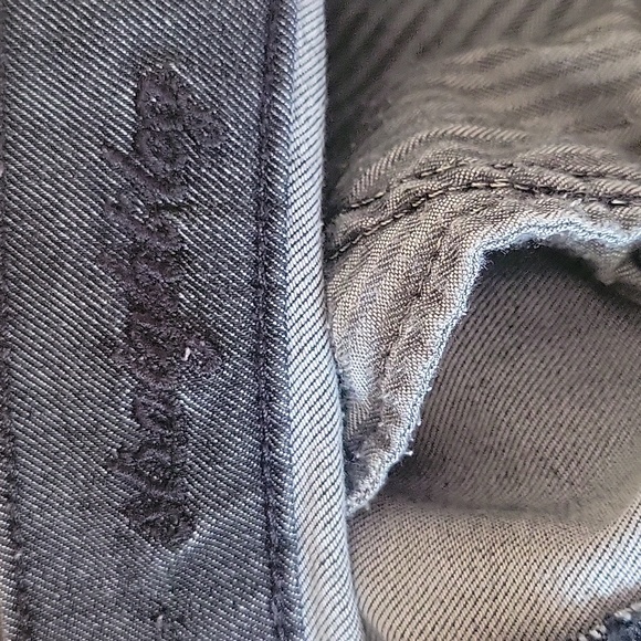 Seven for All Mankind straightleg black denim jeans - Picture 6 of 9